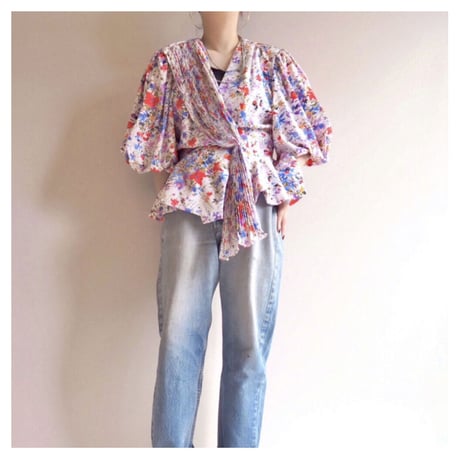 "Bern Shaw" floral cache coeur design blouse