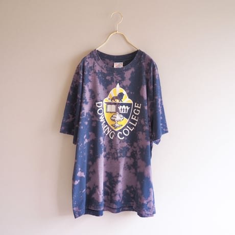 90s "Hanes" bleach print t-shirts