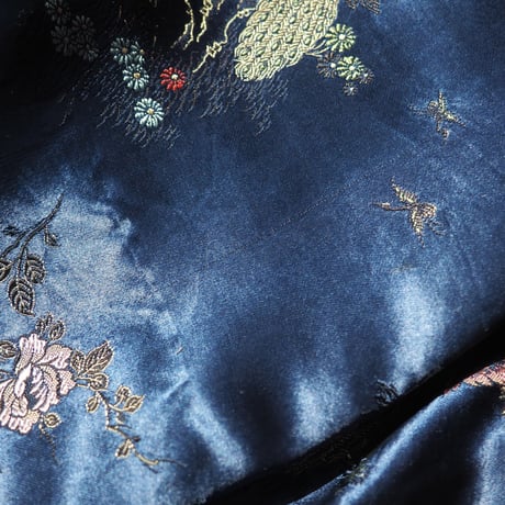 70s chinese brocade robe
