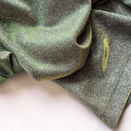 vintage iridescent shiny maxi dress