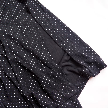 90s "Ronni Nicole" elastic dot sleeveless midi dress