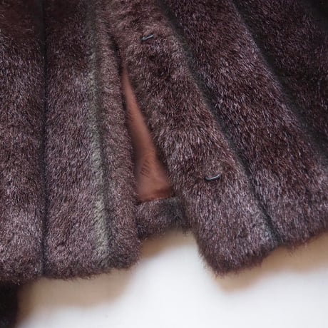 "duffel outdoor" cropped faux fur jacket