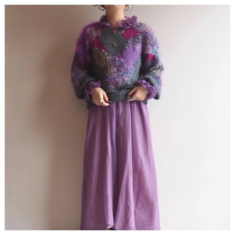80〜90s switching design sweater