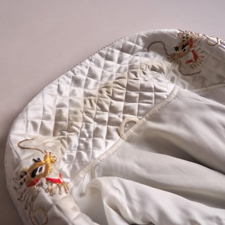 50〜60s chinese embroidered quilt jacket (BK)