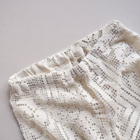 original remake patchwork lace pants (C)