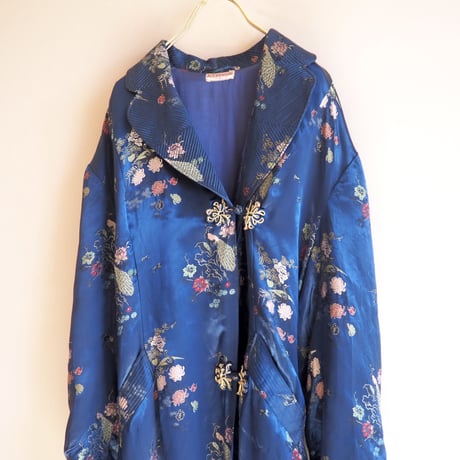 70s chinese brocade robe