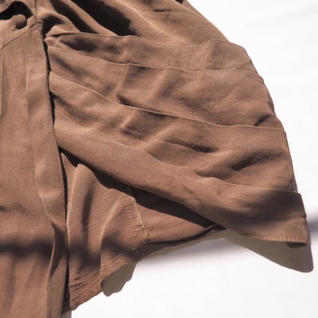 vintage asymmetry design shirt jacket