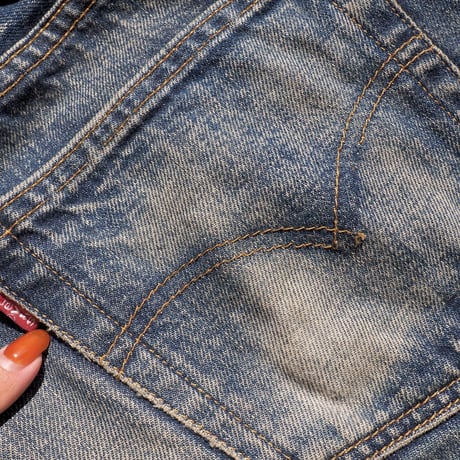 00s made in USA Levi's 501 damage denim pants