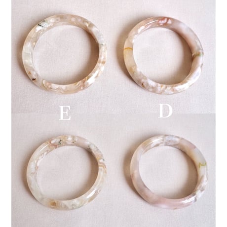 vintage agate stone bangle
