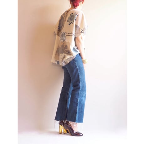 90s made in USA Levi's 517 cutoff denim pants