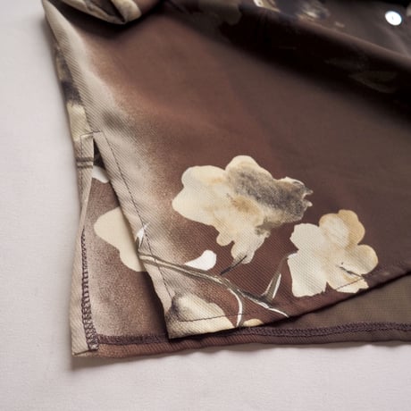 "Casali" brown gradation floral blouse