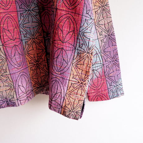 vintage abstract tapestry jacket