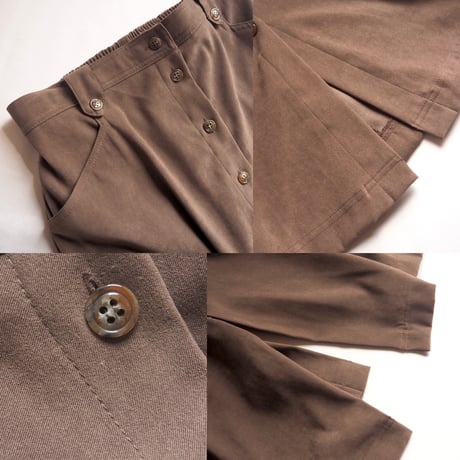"Alfred Dunner" faux suede blouse & maxi skirt set