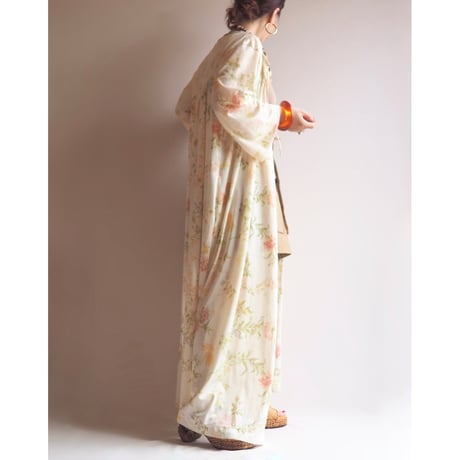 70〜80s "LORRAINE" floral night gown