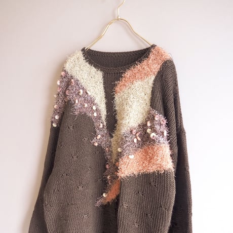 vintage shaggy design sweater