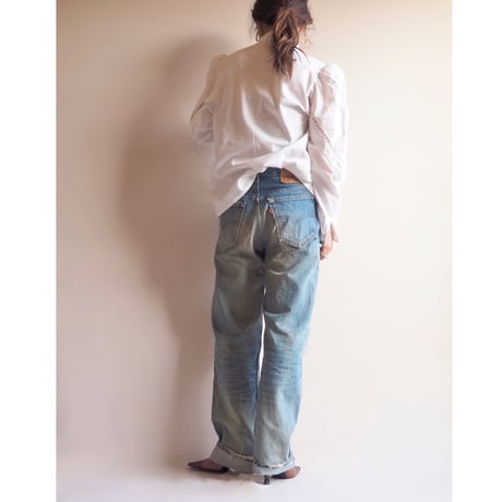 90s made in USA Levi's 501 damage denim