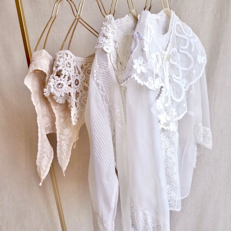 antique Irish crochet lace collar | Nia vintage