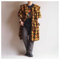 "The African Village" big collar tunic dress (YE×RD）