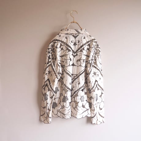 vintage cutwork lace jacket