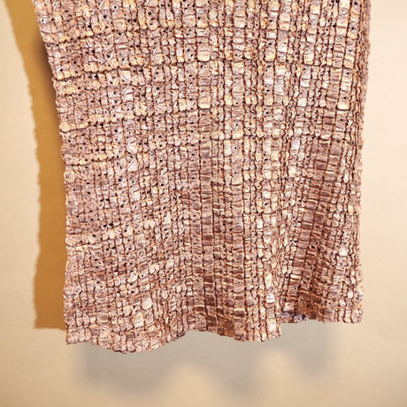 beads strap micro pleated camisole