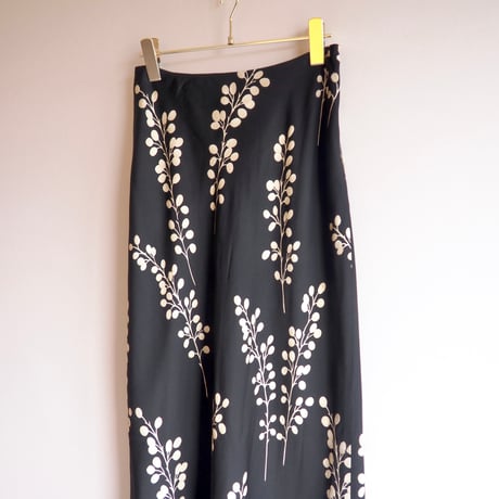 "Ann Taylor" silk floral midi skirt