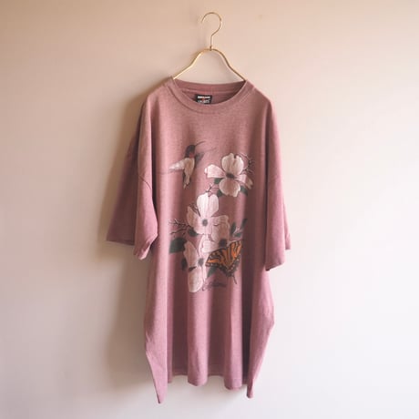 90s〜 "SIGNAL SPORTS" floral print t-shirts