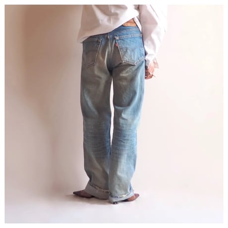 90s made in USA Levi's 501 damage denim
