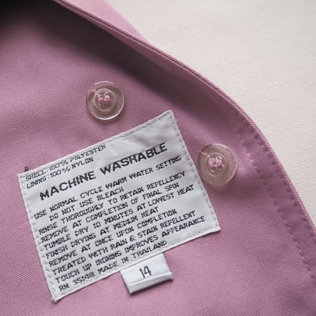 "Misty Harbor" purple balmacaan coat