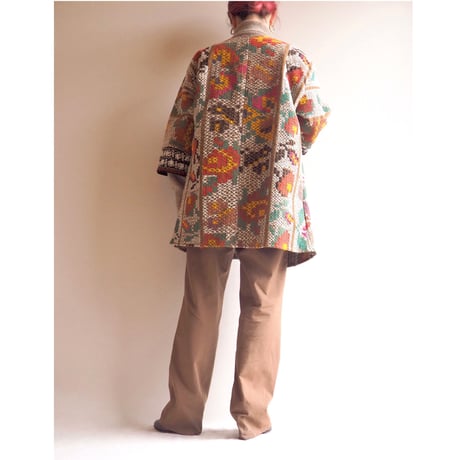 vintage suzani embroidered robe