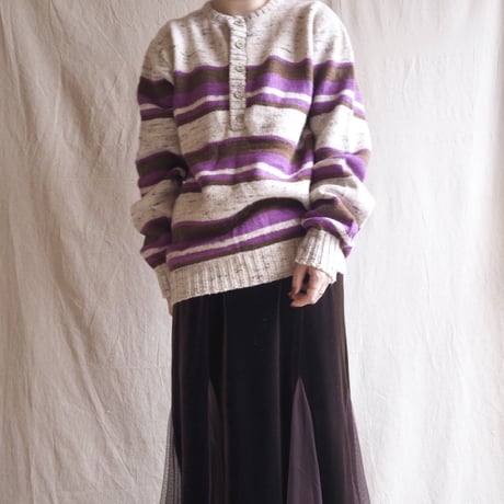 70s Sears wool mulch border sweater