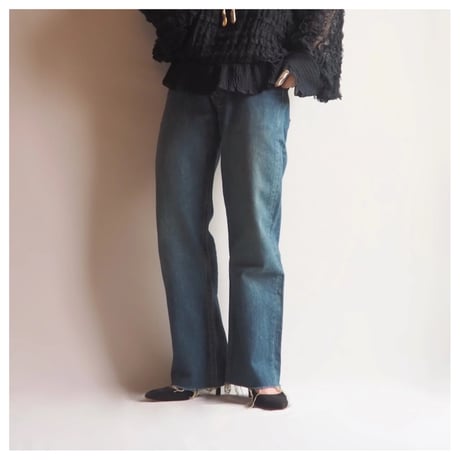90s made in USA Levi's 501 cut off denim pants