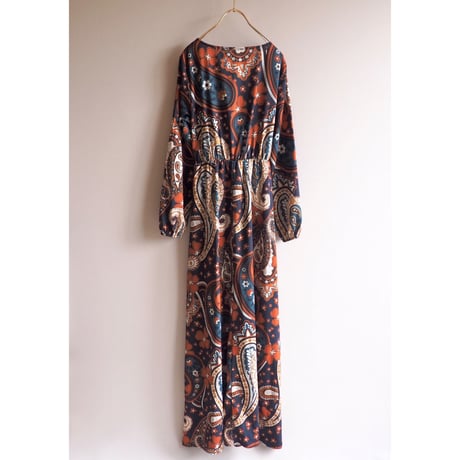 made in Italy paisley cache coeur maxi dress