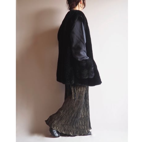 "NIEDIECK JOLIPEL" oversized faux fur design vest