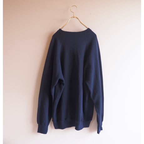 80〜90s "Basset Walker" flocky print sweat
