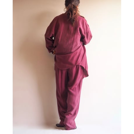 "APART IMPRESSIONS" silk 100% blouse & pants set