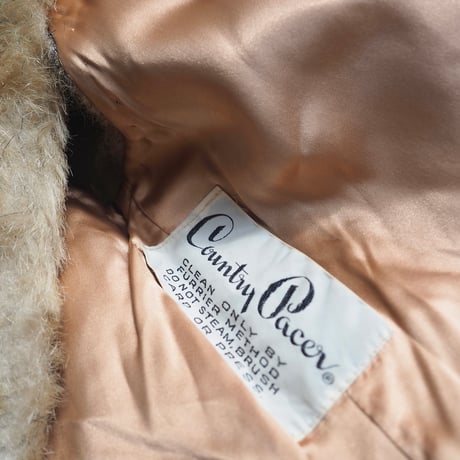 70s "Country Pacer" faux fur vest
