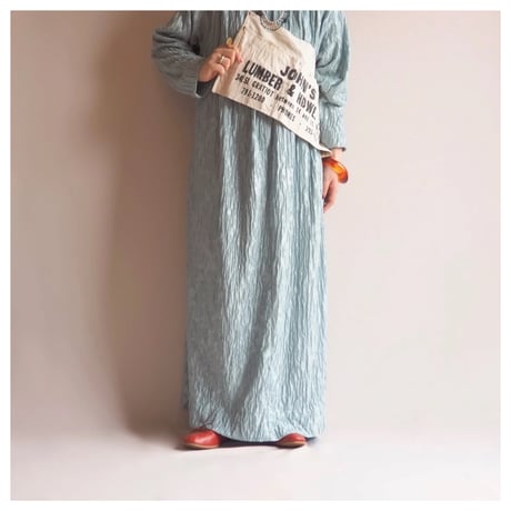 "LA SANA" floral textured house maxi dress