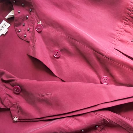 "APART IMPRESSIONS" silk 100% blouse & pants set