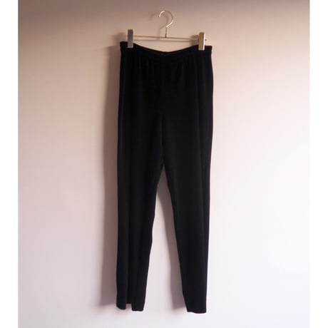 "R&M Richards" black velours easy pants