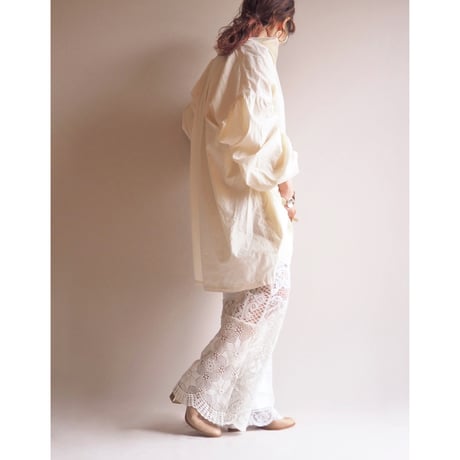 original remake patchwork lace pants