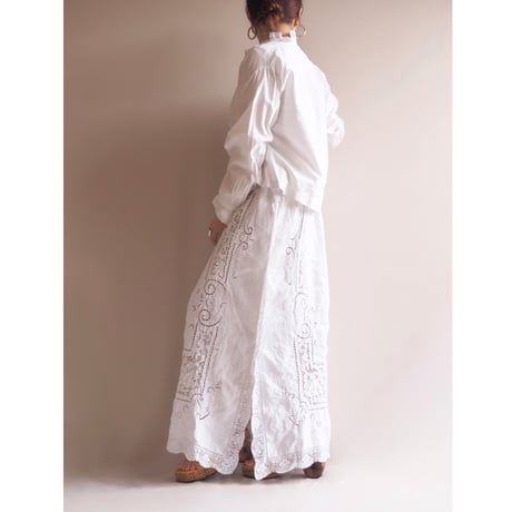 original remake lace maxi skirt