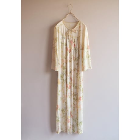 70〜80s "LORRAINE" floral night gown