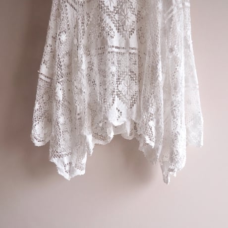 original remake filet lace blouse
