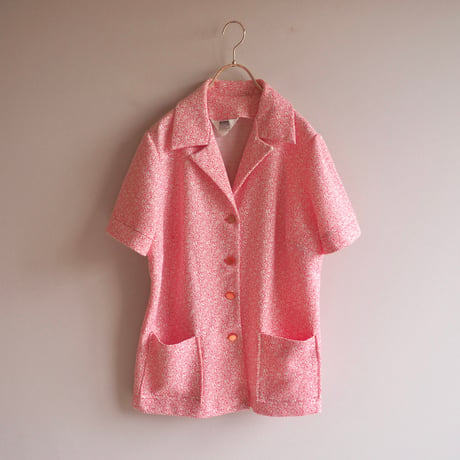 60〜70s "Montgomery Ward" knit s/s jacket
