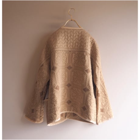 vintage quilted design jacket