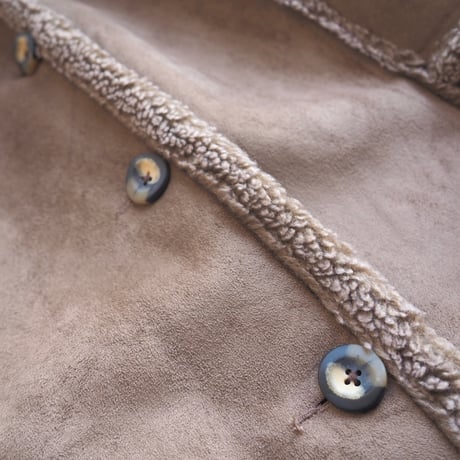 80〜90s "L.L.Bean" faux mouton coat