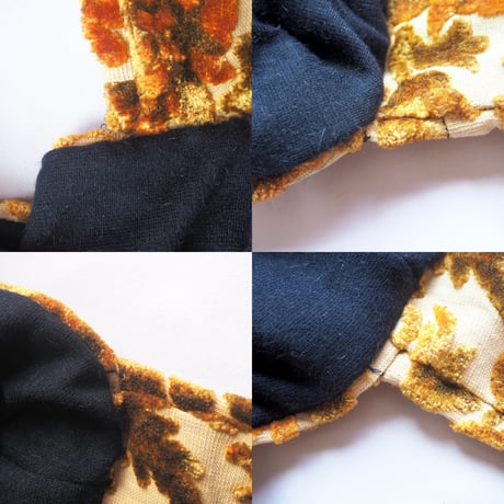 60〜70s floral tapestry bag