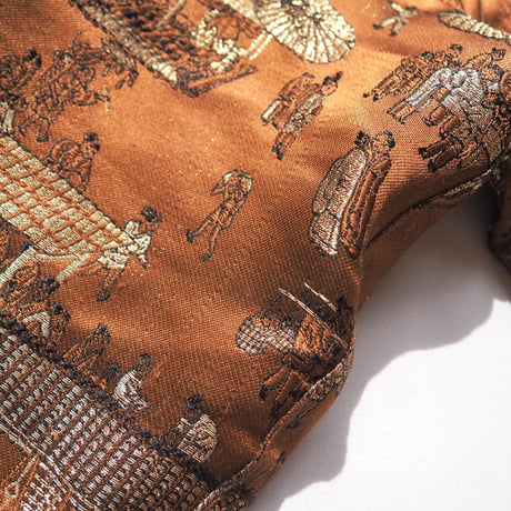"chico's" copper brocade jacket