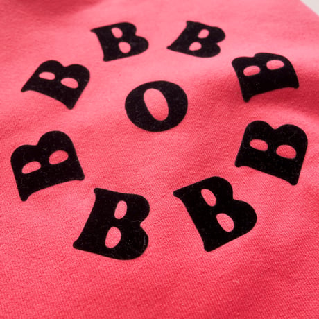 90s "Fruit Of The Loom" flocky print sweat