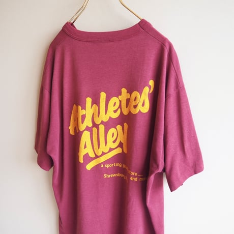vintage bordeaux oversized print t-shirts